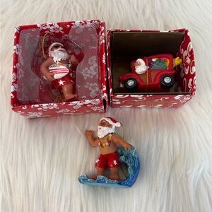 Santa Claus Christmas Ornaments Set